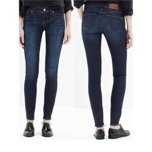 Madewell Jeans Skinny Skinny in Waterfall Wash Dark Blue Wash Women’s Size 26